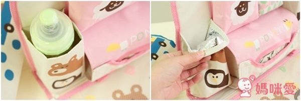 日本 Decole 車用收納袋