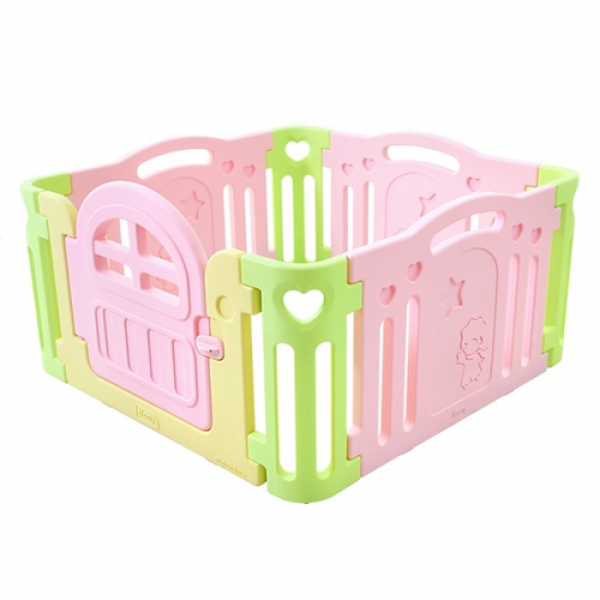 韓國製 iFam 馬卡龍色系圍欄 / 地墊/玩具收納架