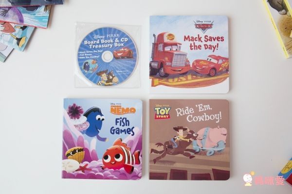 最低價73折起！【迪士尼英文盒裝套書】給3Y以上寶貝❤跟著喜歡的卡通角色學英文好easy✌