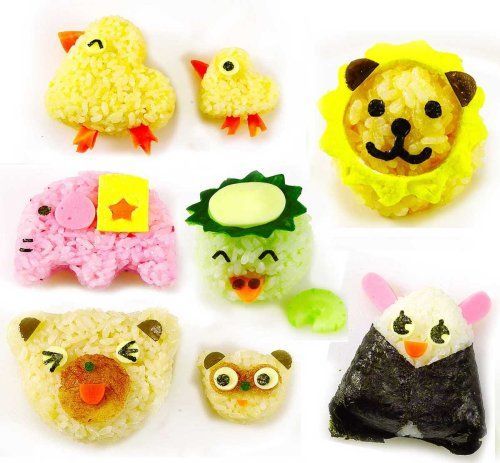 新版可愛表情海苔壓模三件組