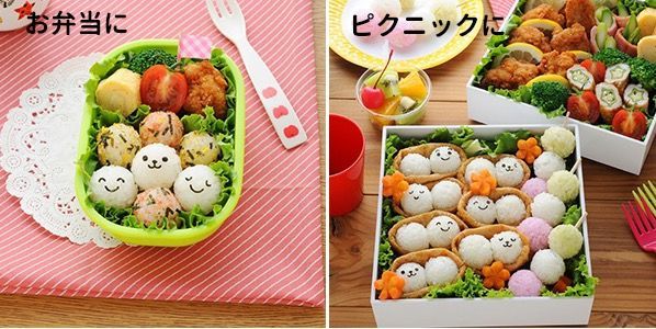 一口小湯圓米飯模具+造型海苔打洞器