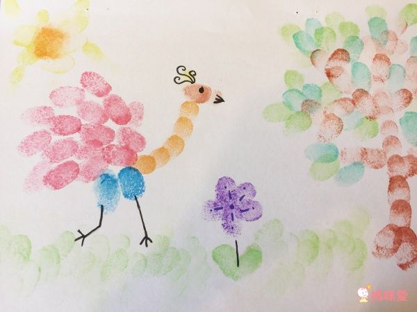 ilovekids - 指印畫印台+動物書