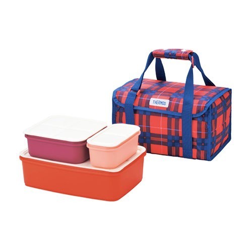 日本THERMOS保冷袋便當盒旅行組