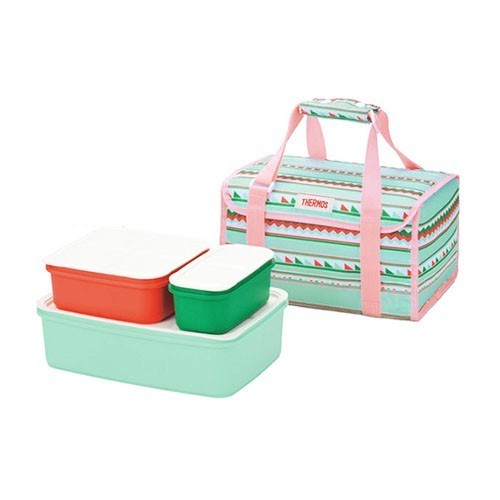 日本THERMOS保冷袋便當盒旅行組