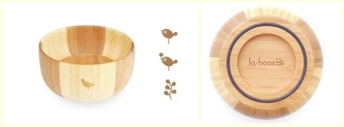 la-boos 和風花鳥竹碗