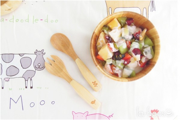 la-boos 和風花鳥竹碗