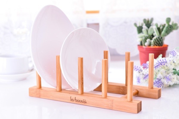 la-boos 竹製碗盤架