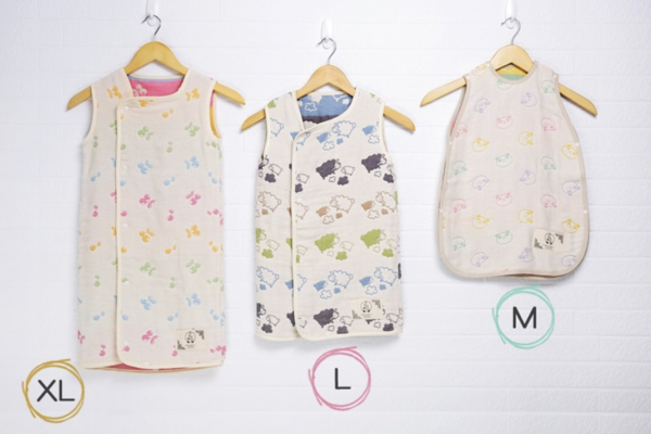 日本原裝認證 ♛ BeBe-Style三河木棉六重紗防踢背心、紗布被、浴巾、毛巾