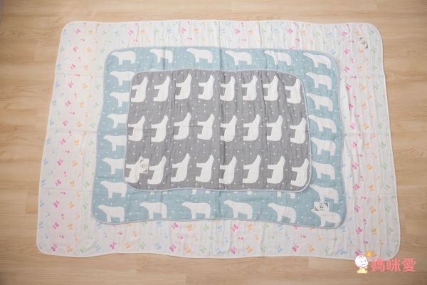 三河木棉六重紗防踢背心、紗布被