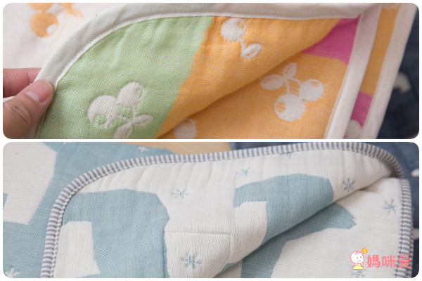 三河木棉六重紗防踢背心、紗布被