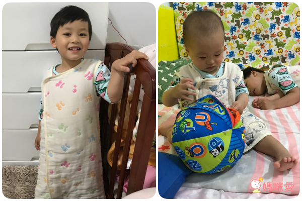 三河木棉六重紗防踢背心、紗布被