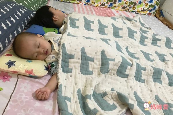 三河木棉六重紗防踢背心、紗布被