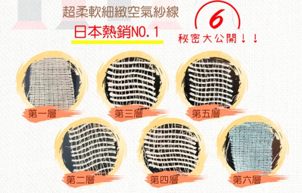 日本三河木棉六重紗布被