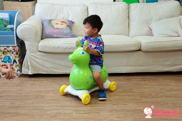 RODY - 正版公司貨-跳跳馬專用滑輪板-白+灰