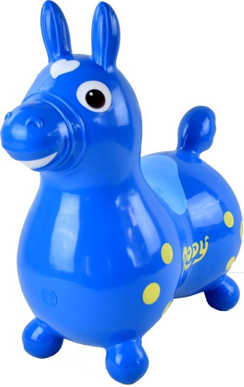 RODY - 正版公司貨-義大利Rody跳跳馬-粉藍-贈打氣筒&Rody卡通彈力球