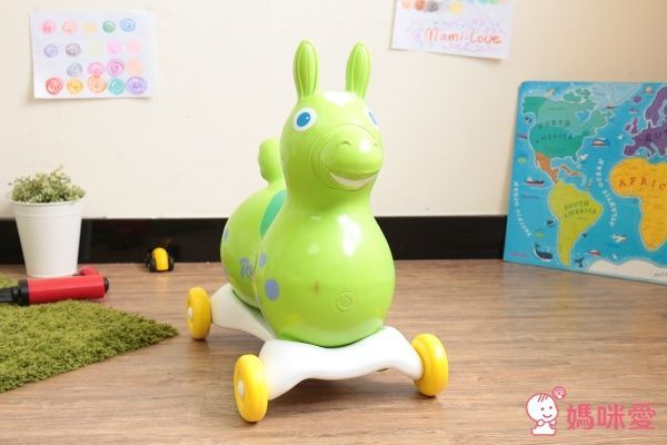 RODY - 正版公司貨-跳跳馬專用滑輪板-白+灰