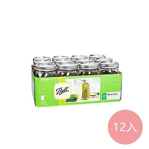 Ball 梅森罐 32 oz（12 件組）