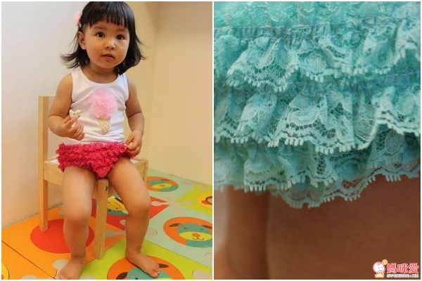 Chic Baby Rose 蕾絲屁屁褲