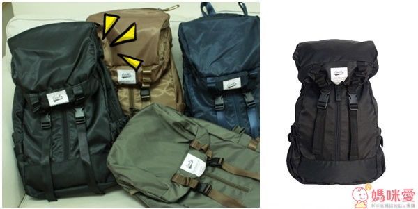 ✿ anello 抗汙高密度尼龍機能包：黑