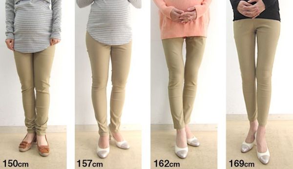 日本 SWEET MOMMY 伸縮彈性顯瘦美腳孕婦褲