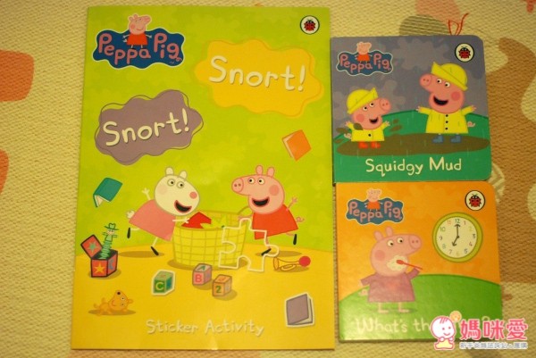 peppa pig, 粉紅豬小妹, 佩佩豬貼紙書, 繪本