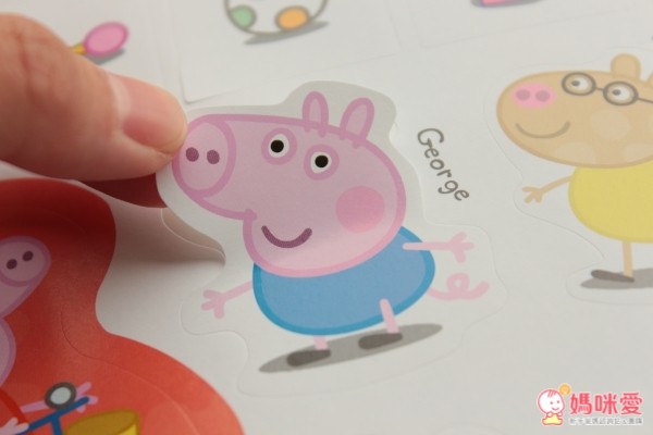 peppa pig, 粉紅豬小妹, 佩佩豬貼紙書, 繪本