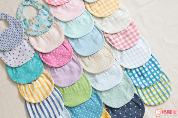 日本純手工八層紗雙面圍兜