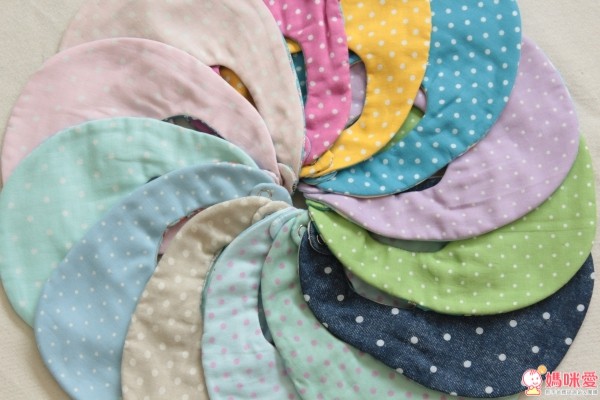 日本純手工八層紗雙面圍兜