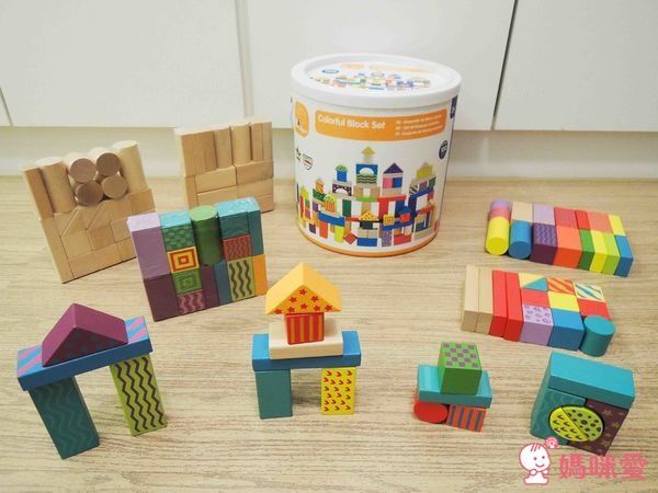 new! ✿美國 kids preffered 彩色益智積木組 (100塊裝)