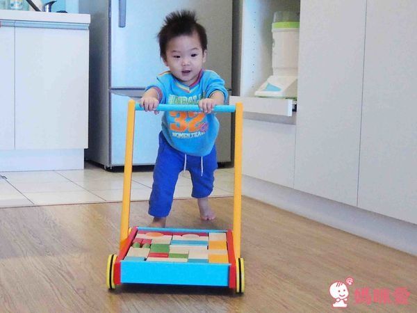 new! ✿美國 kids preffered 木質積木學步車