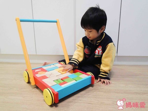 new! ✿美國 kids preffered 木質積木學步車