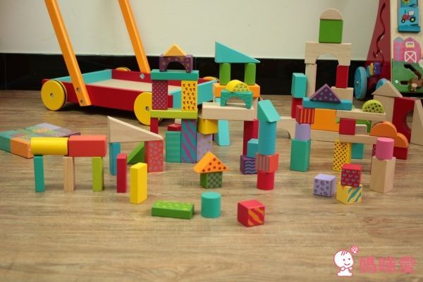 new! ✿美國 kids preffered 彩色益智積木組 (100塊裝)