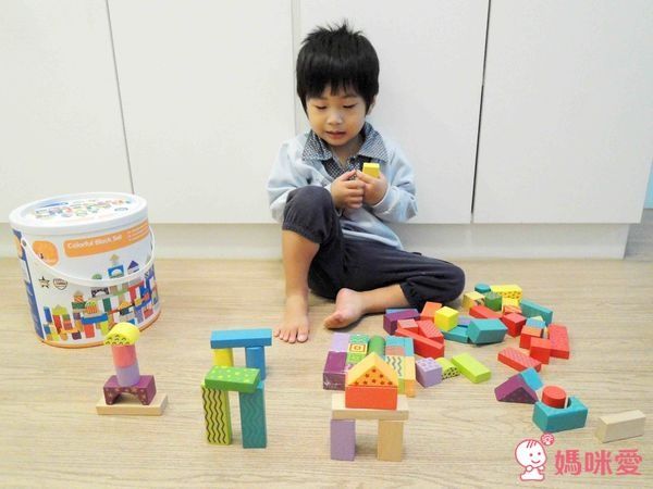 new! ✿美國 kids preffered 彩色益智積木組 (100塊裝)