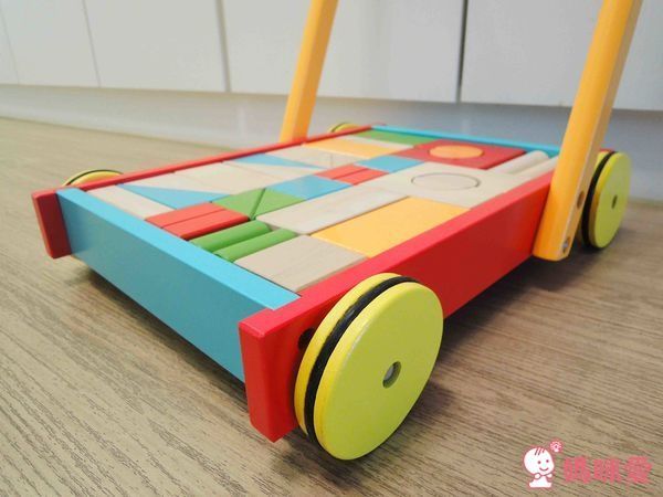 new! ✿美國 kids preffered 木質積木學步車