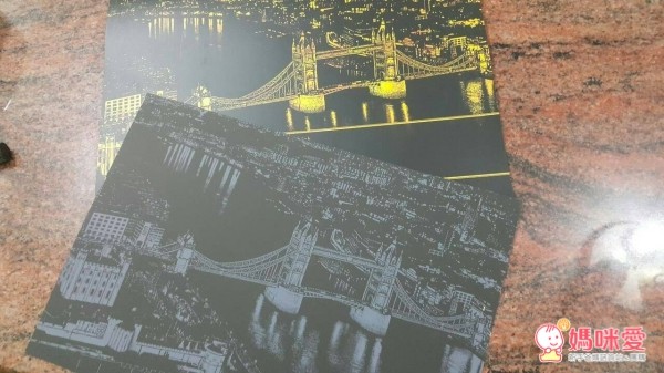 療癒紓壓❤ 韓國 Lago Scratch 金色夜景刮畫