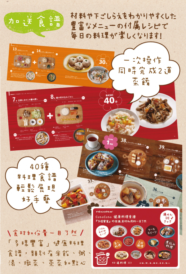 麗克特,recolte,微電鍋,電鍋,Healthy CotoCoto,日本