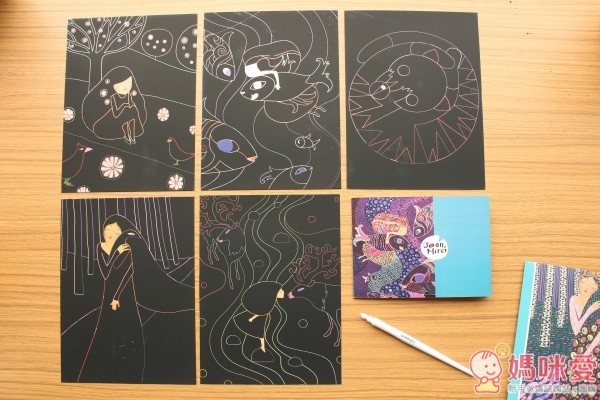 西班牙Joan Miro刮畫