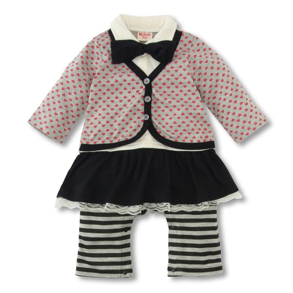 日本Nissen歌德搖滾風女寶連體衣