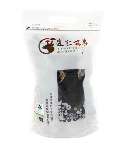 鹿窯菇事 有機黑面白背乾木耳