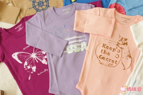 台灣品牌 Minerva 米諾娃包屁衣有獨特的插畫