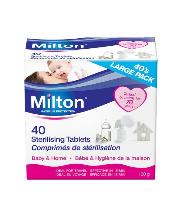 英國米爾頓 Milton - 外出防護組-消毒錠40入/盒*3+噴霧輕巧瓶(188ml)*1+噴霧瓶(150+60)*1-再加贈消毒錠*1盒