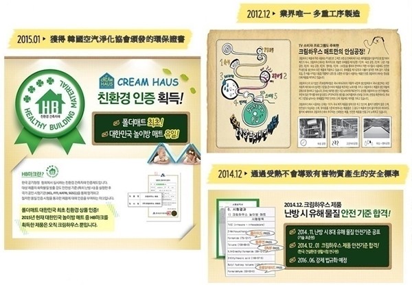 韓國Cream Haus地墊