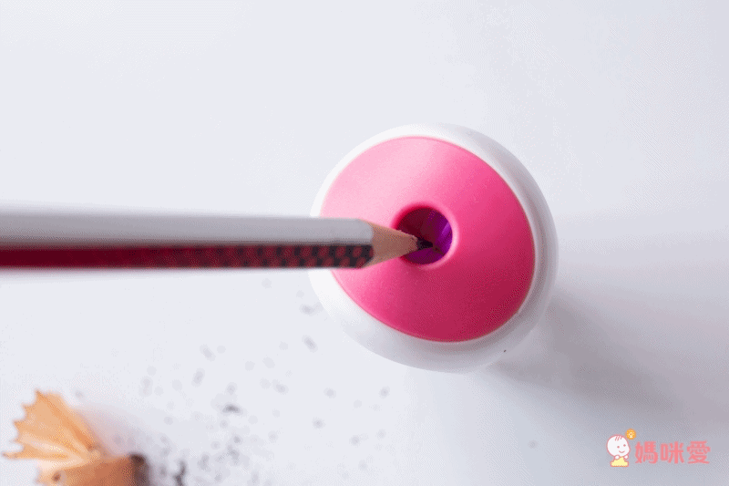 日本文具 SONIC - 左右交互免360度旋轉削鉛筆器-藍