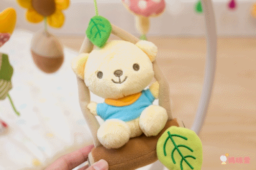 日本 Combi - Kuma 哭聲感應安撫音樂鈴-0個月起