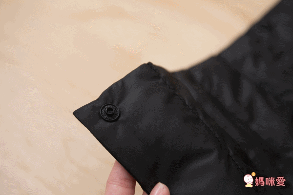 akachan honpo - 輕薄羽絨遮罩-黑色 (76×70cm)