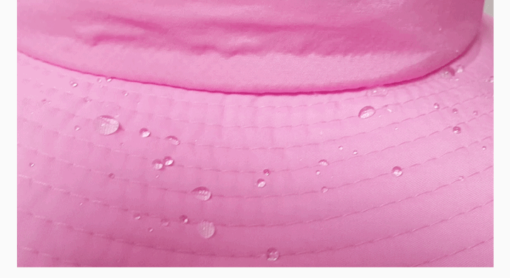 韓國 Beach Boom - 韓製UPF50+防水透氣防曬帽-優格白