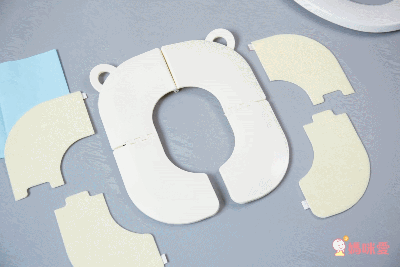 akachan honpo - 折疊式輔助便座-黃色