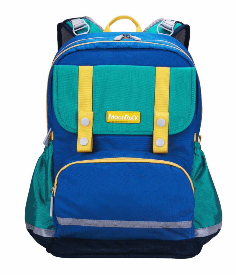MoonRock - 護脊書包-MR3 S-湖水綠-建議身高120-140cm (41X28X19cm)