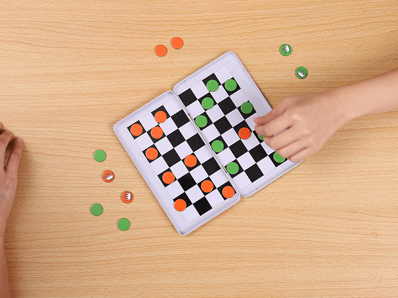 上誼文化 - 【紫牛隨身遊戲】雙人跳棋-4歲以上