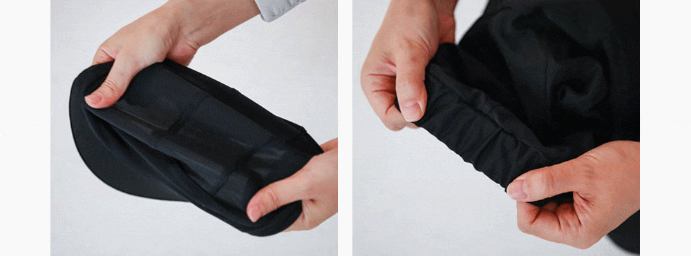 韓國 Beach Boom - UPF50+ 超彈性時尚泳帽/戲水帽-黑